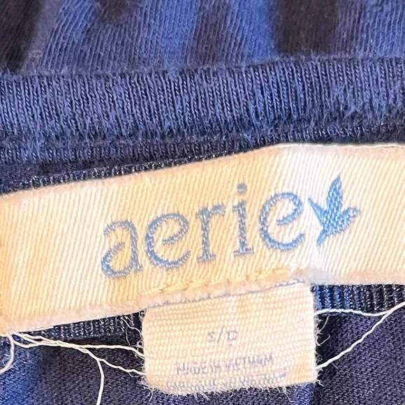 Aerie Tie Front Ruffle Detail Dress Size Small - Picture 6 of 7